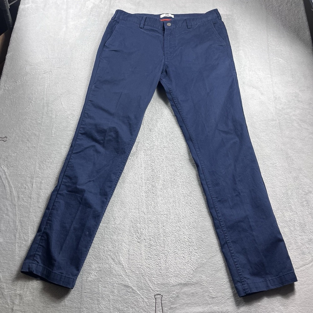 Spoke‎ Mens Heroes Navy Chino Build B Straight Smart Casual 35x32